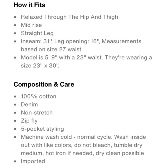 NWT Levis Low Pro Straight Jean in size 27, mid-rise, relaxed hip/thigh - Picture 6 of 15